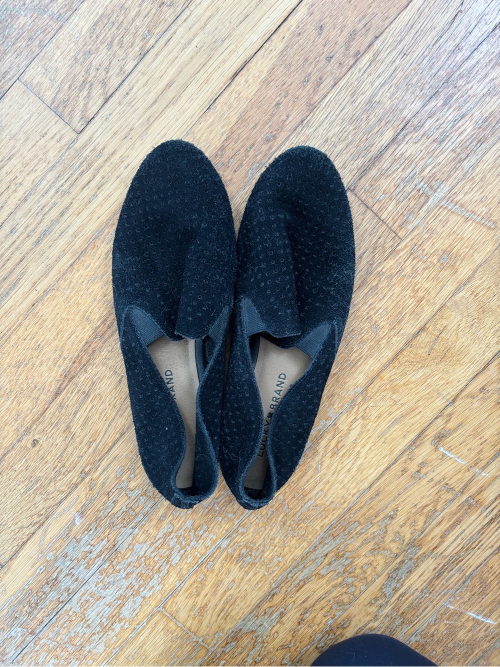 Lucky brand velvet ballet flats
